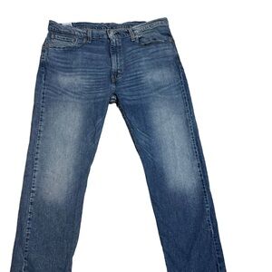 Levi's 502 Vintage Jeans Straight Leg Regular Fit Blue Denim Mens Size 38x30